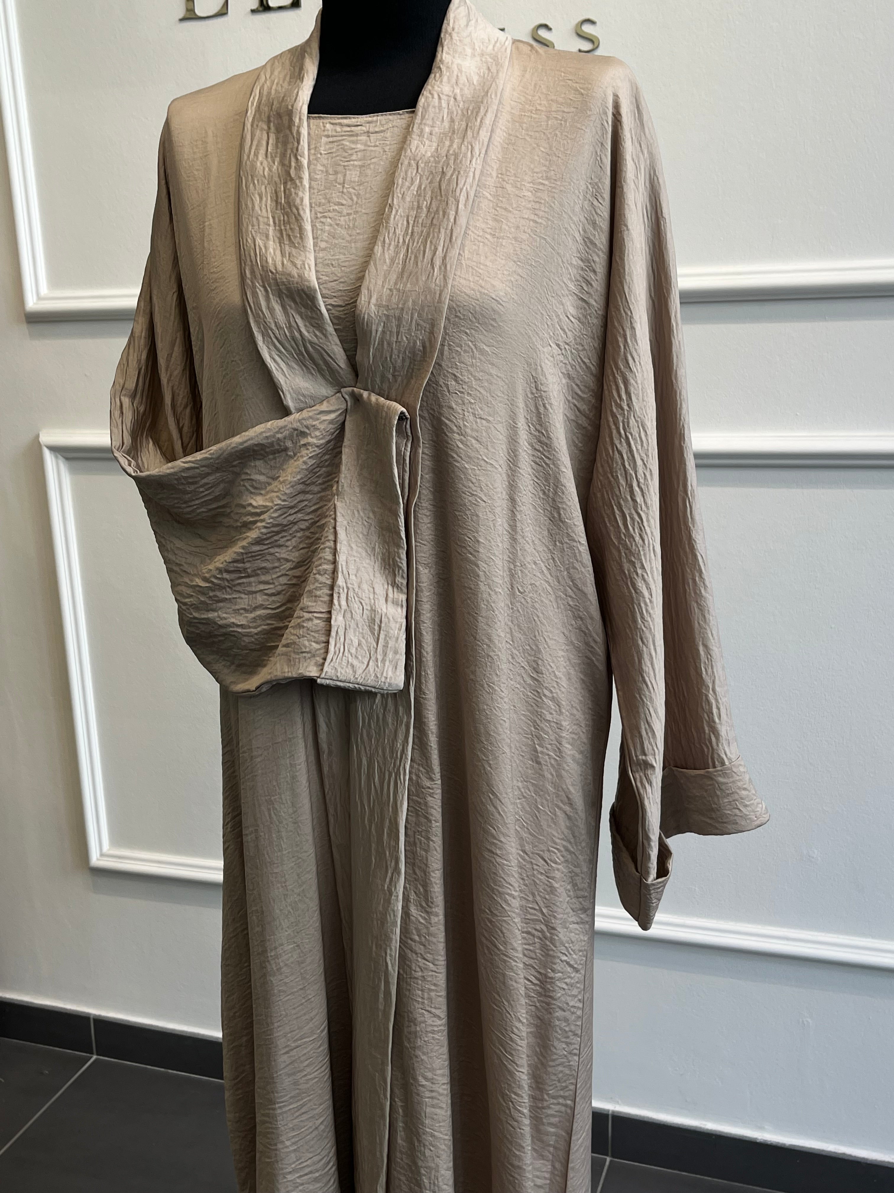 Abaya Sara champagne