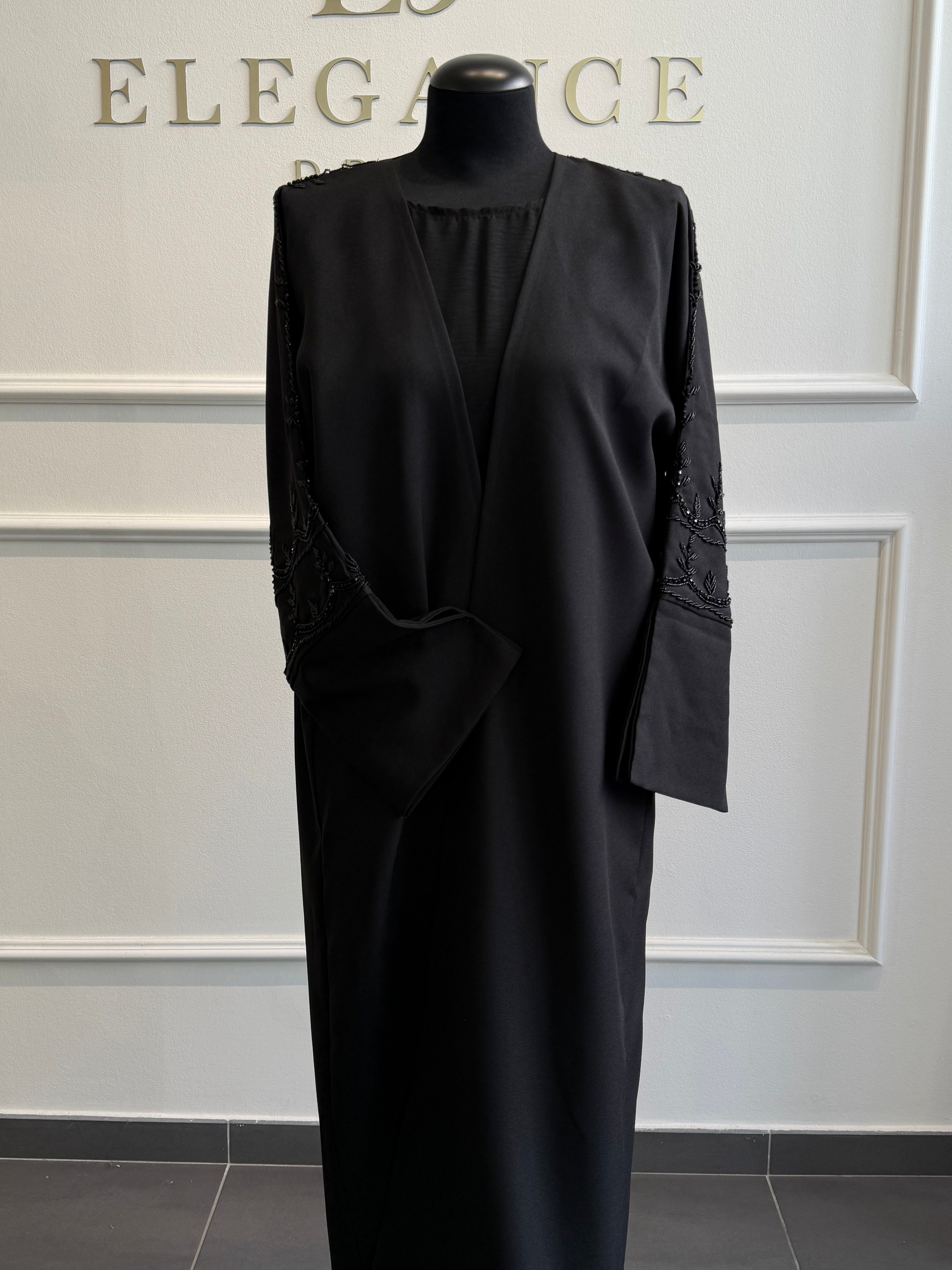 Abaya Imane noir