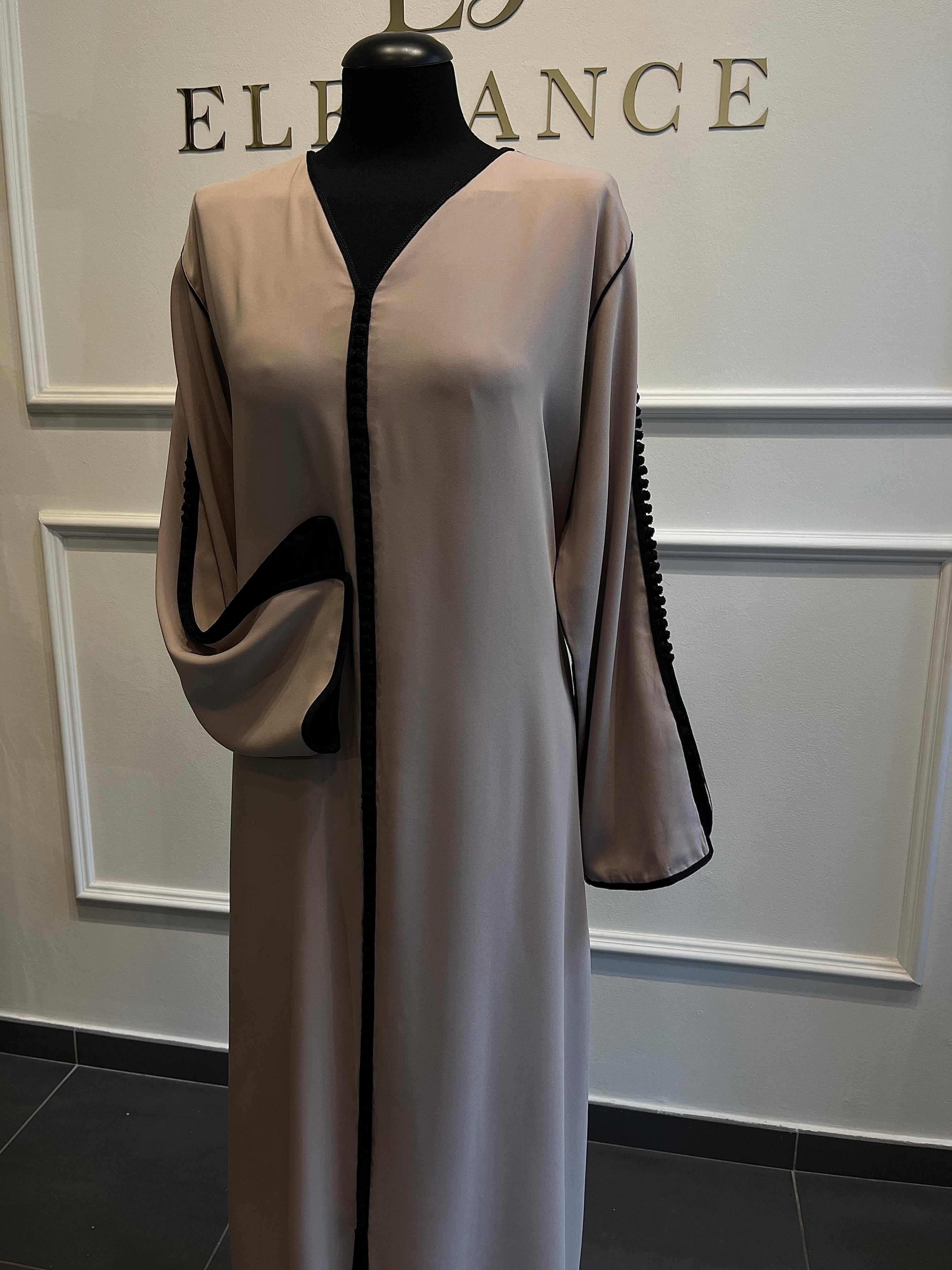 CAFTAN zeyna BEIGE / NOIR