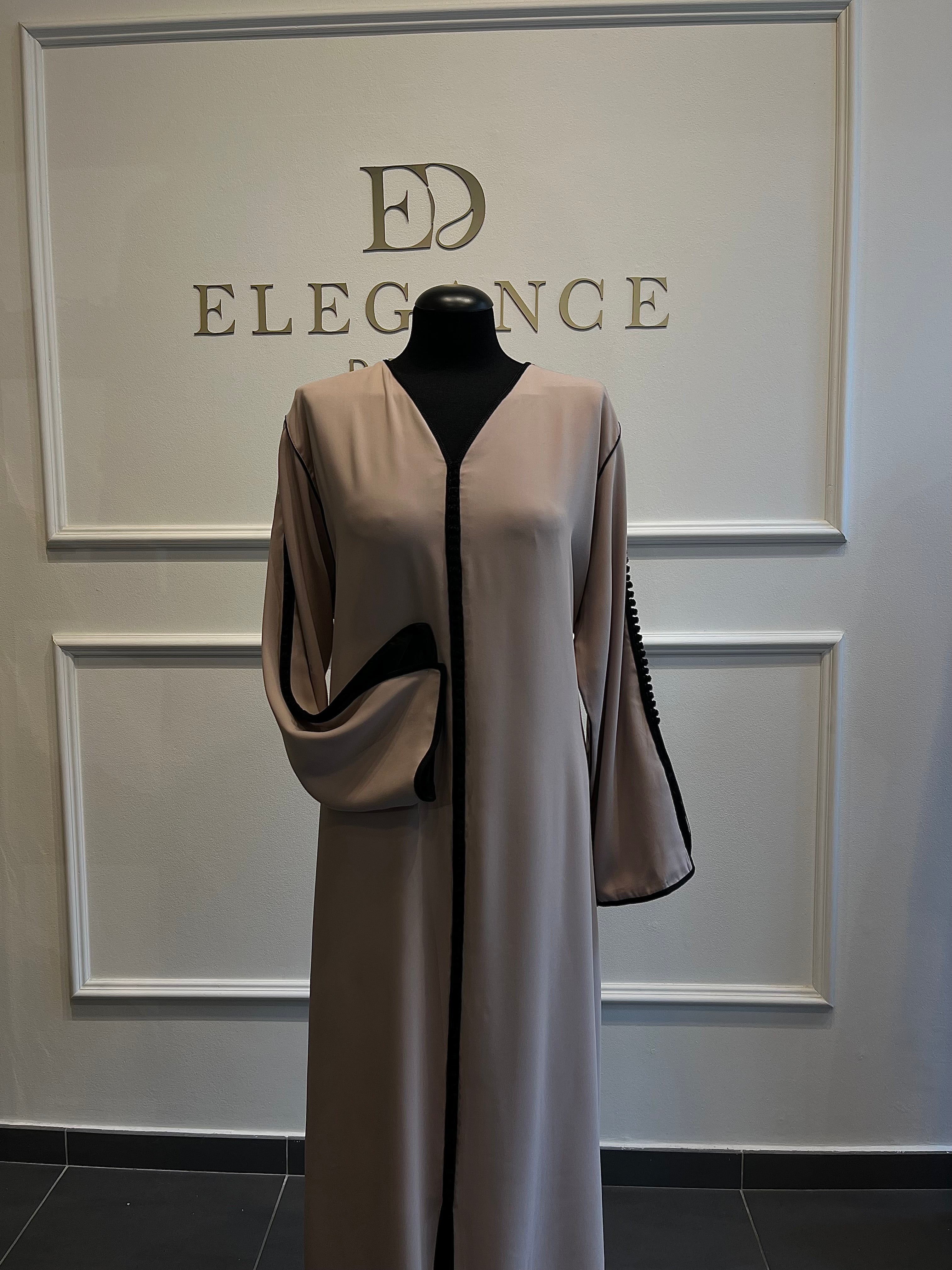 CAFTAN zeyna BEIGE / NOIR