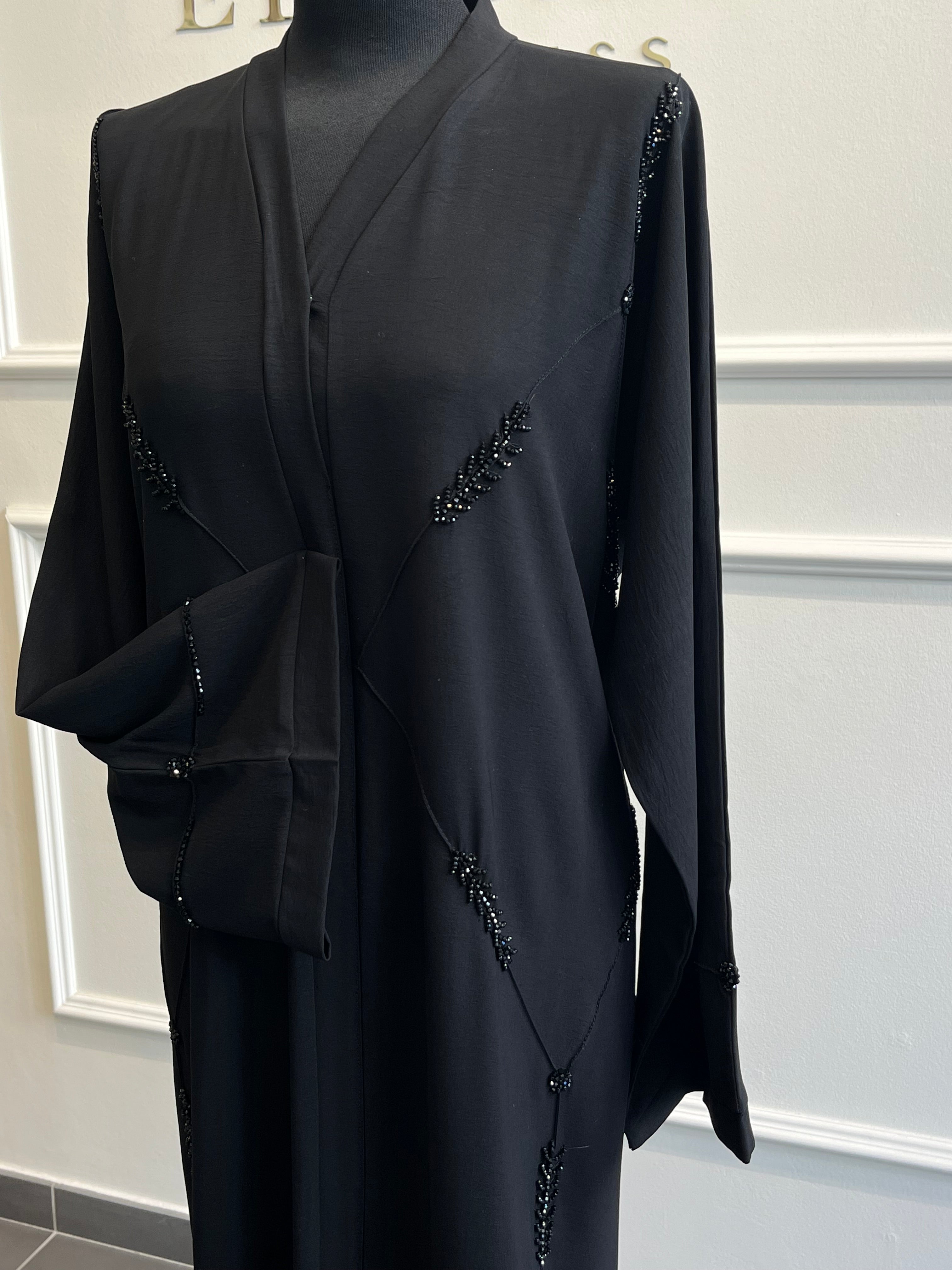 Abaya Jawarah noir