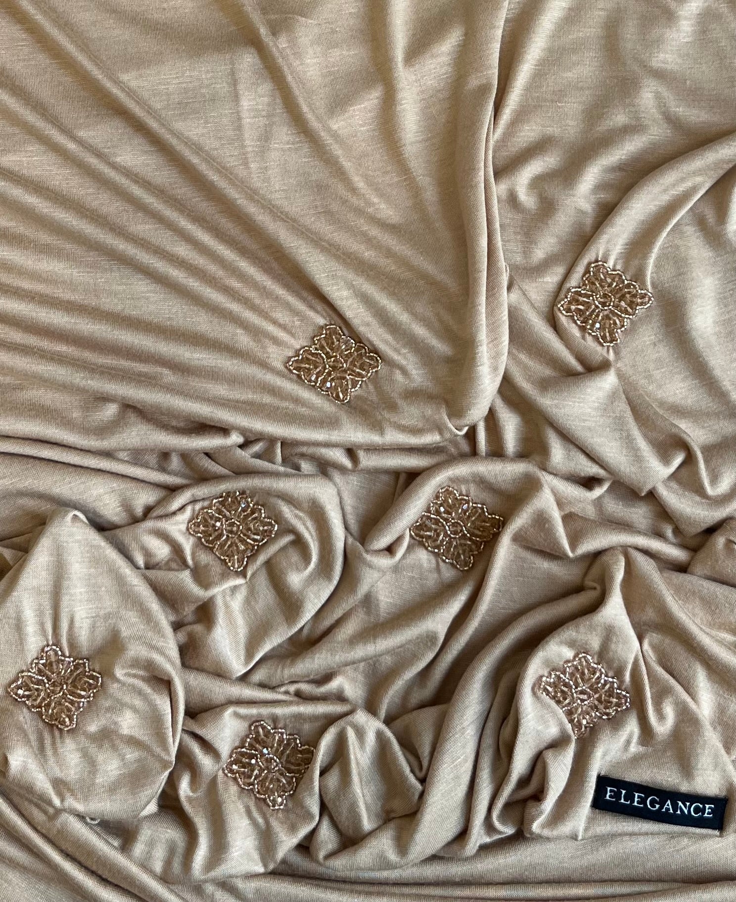 Foulard jersey champagne