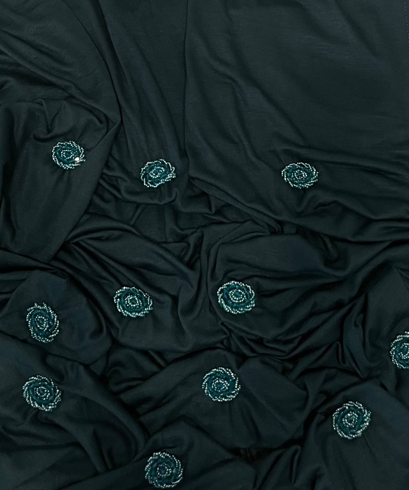 Foulard jersey vert canard