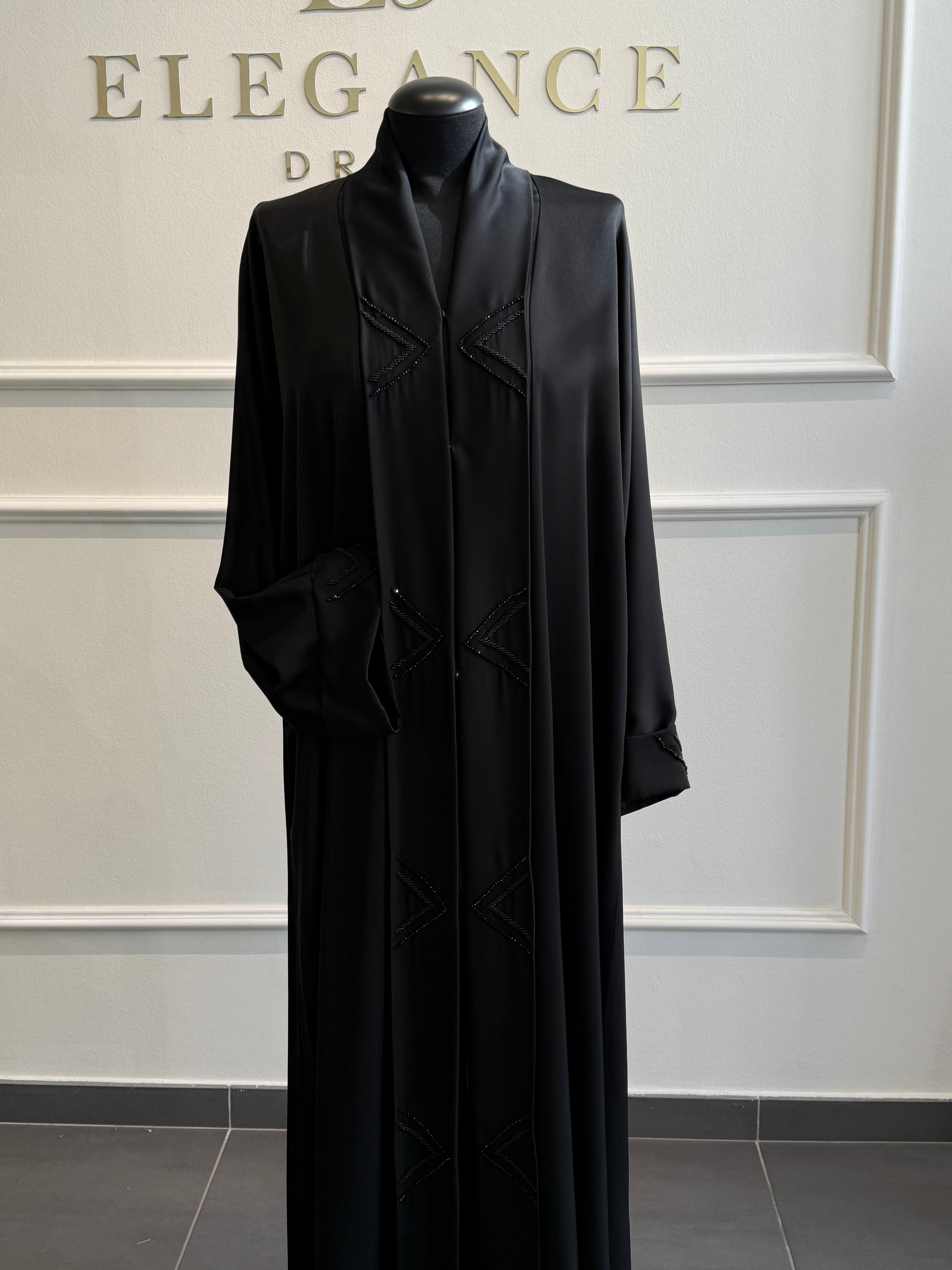 Abaya Farah noir
