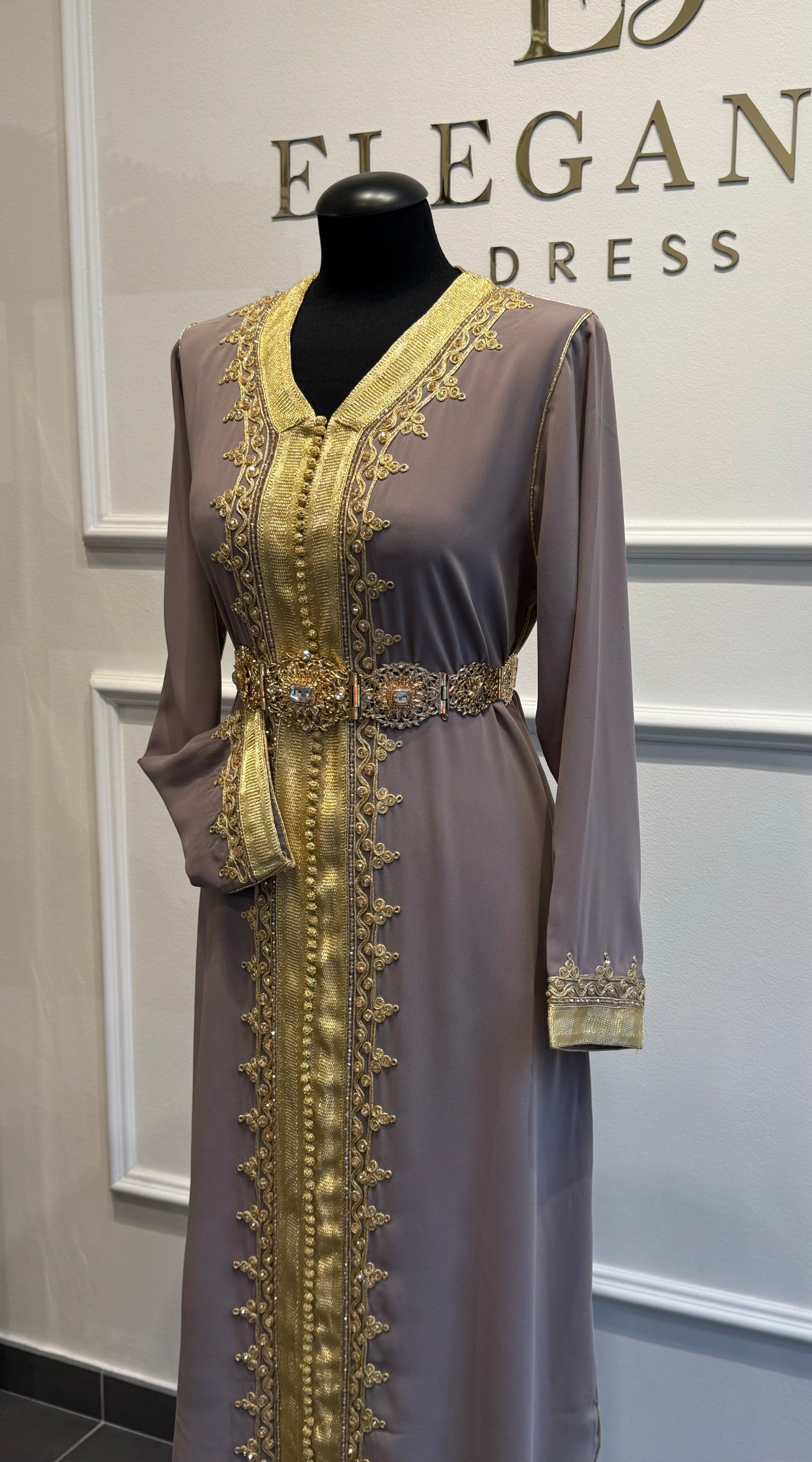 Caftan Nour taupe