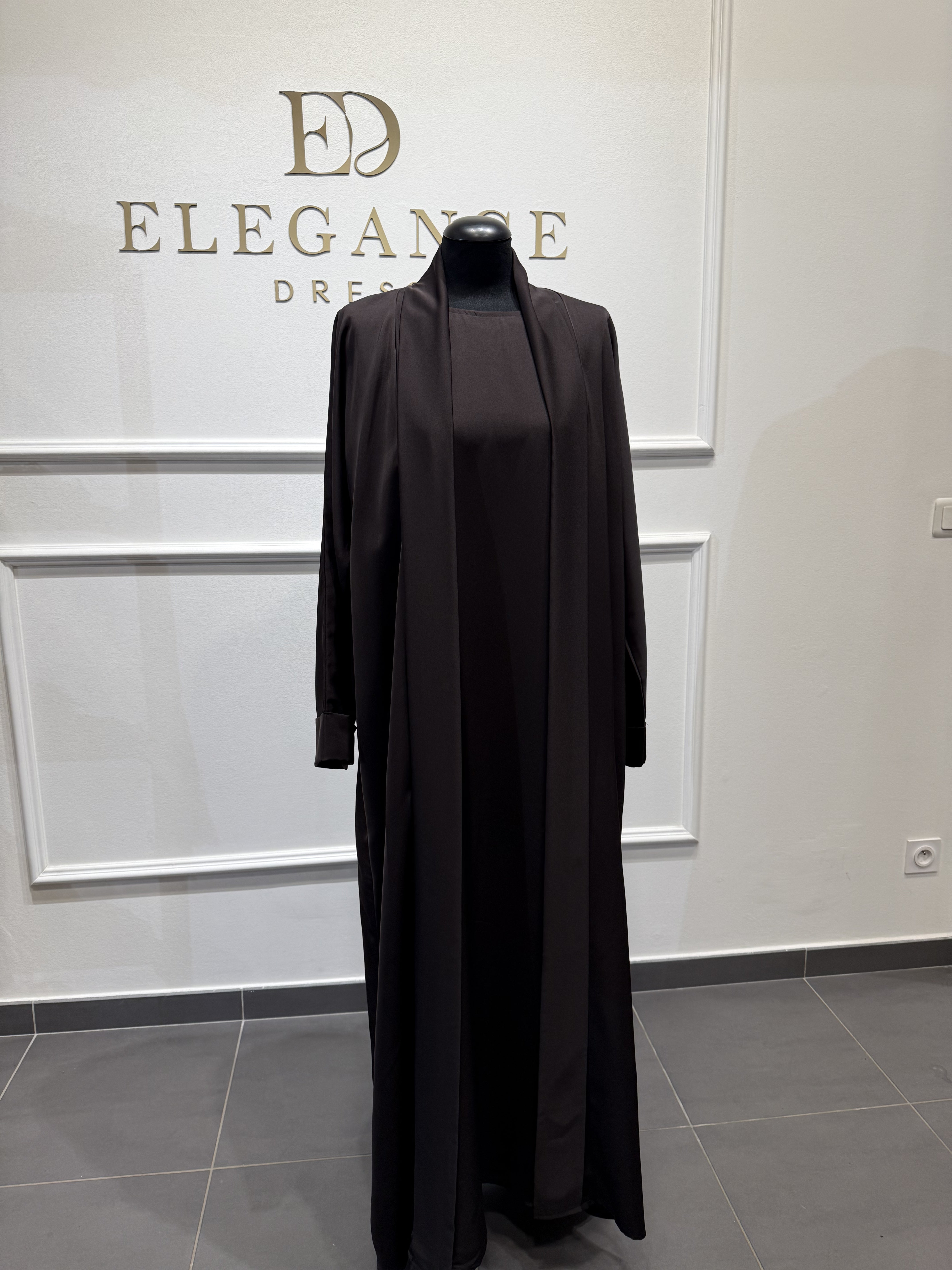 Abaya Jasmine chocolat