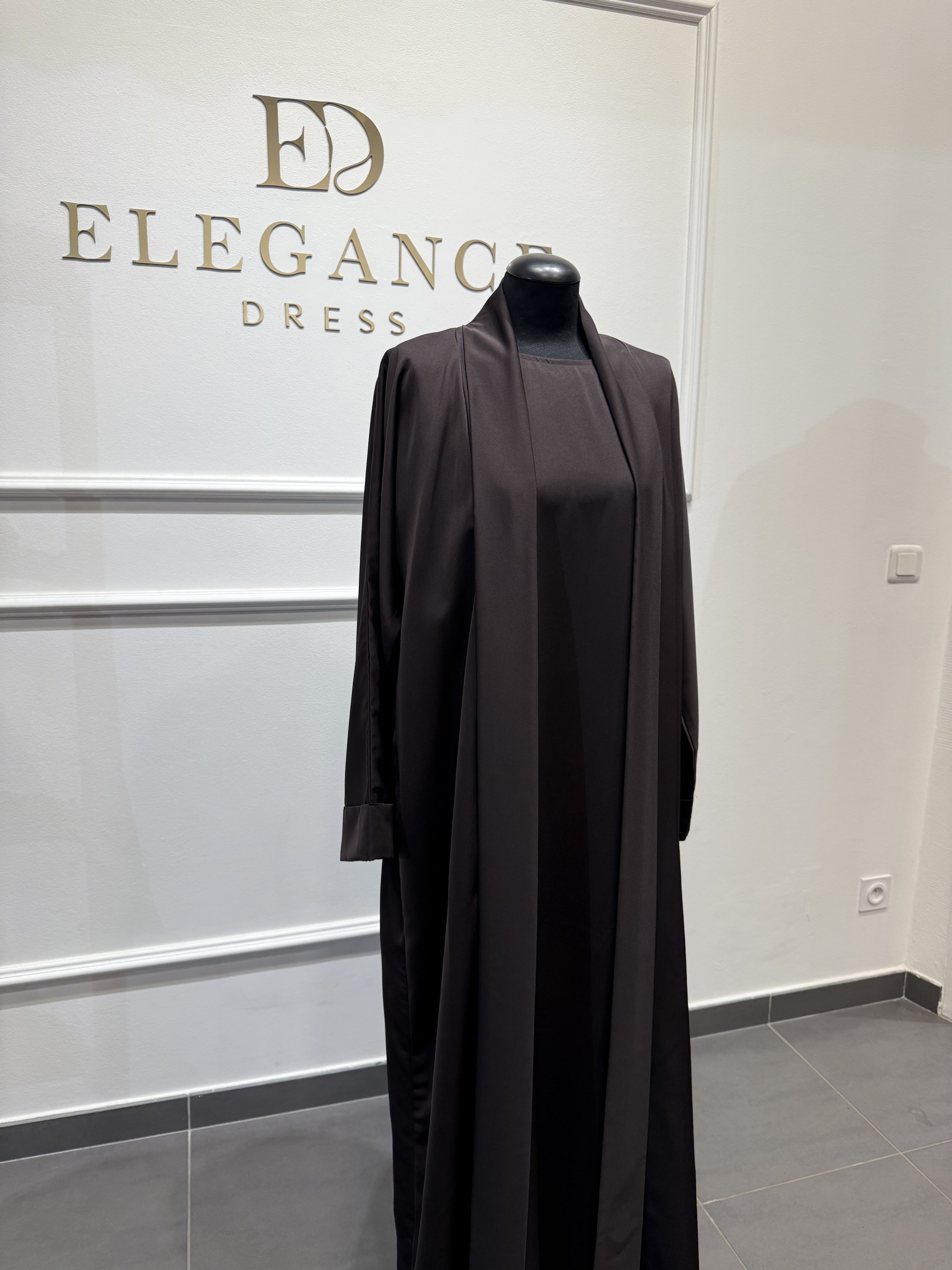 Abaya Jasmine chocolat