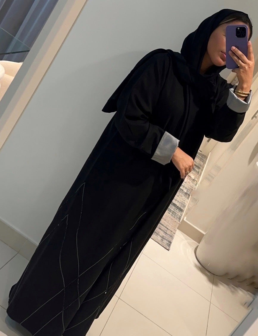 ABAYA ZAHRA noir