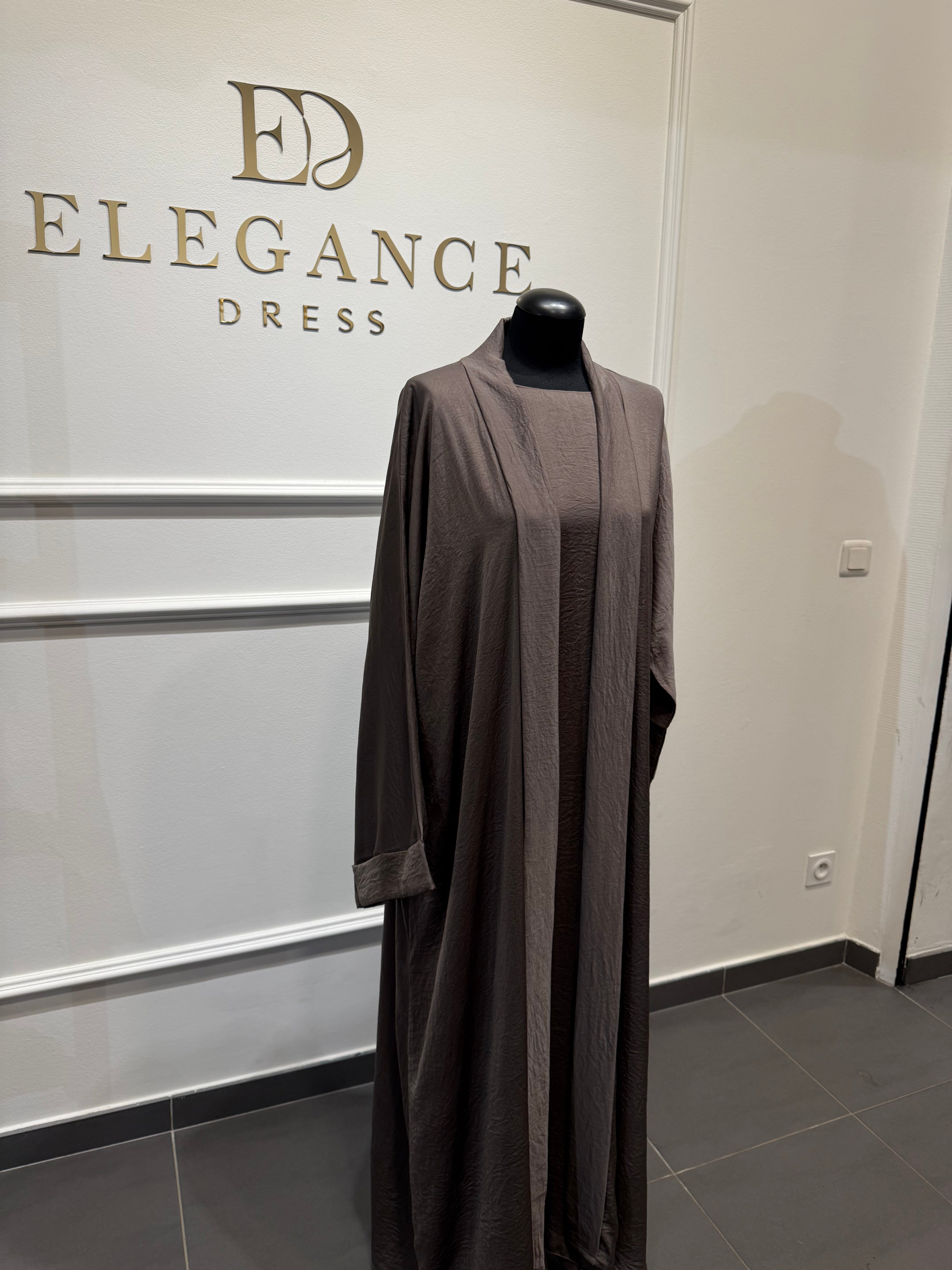Abaya Sara chocolat