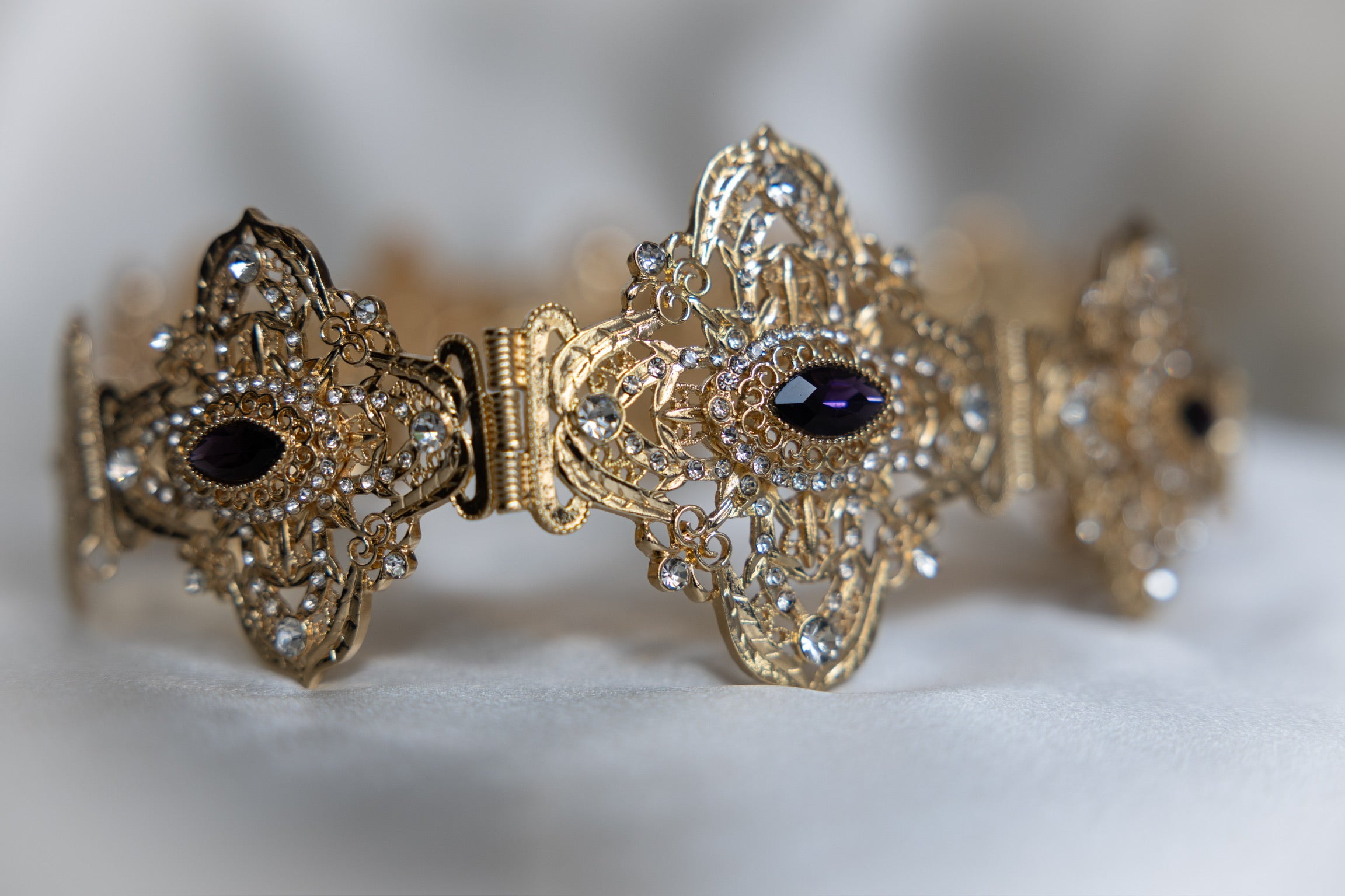 CEINTURE GOLD VIOLET