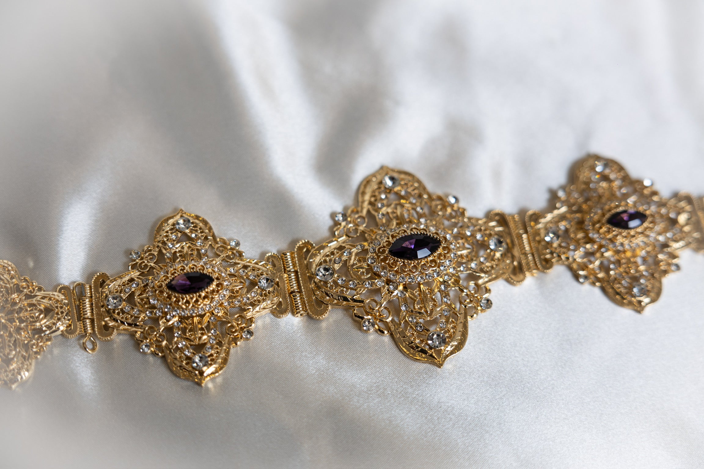 CEINTURE GOLD VIOLET