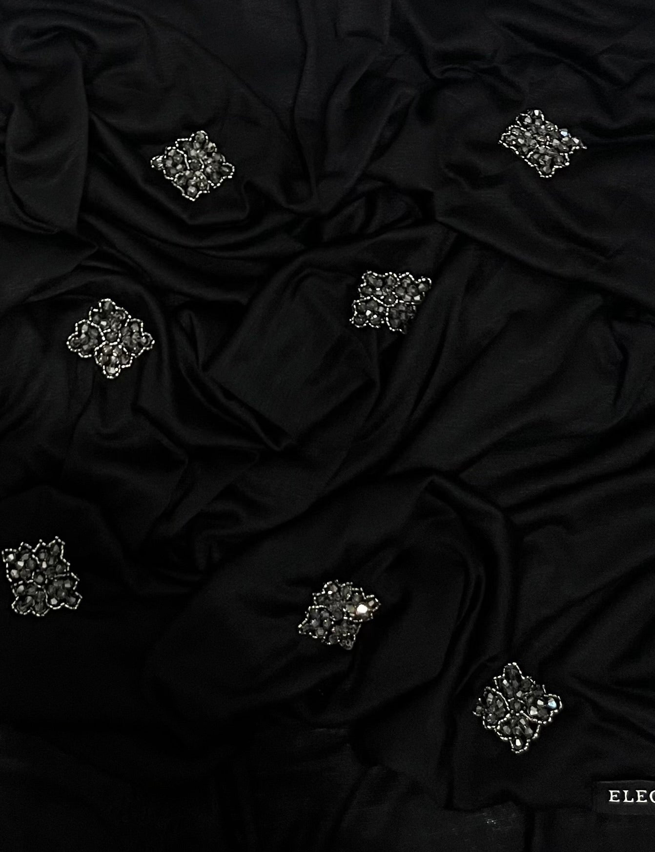 Foulard jersey noir
