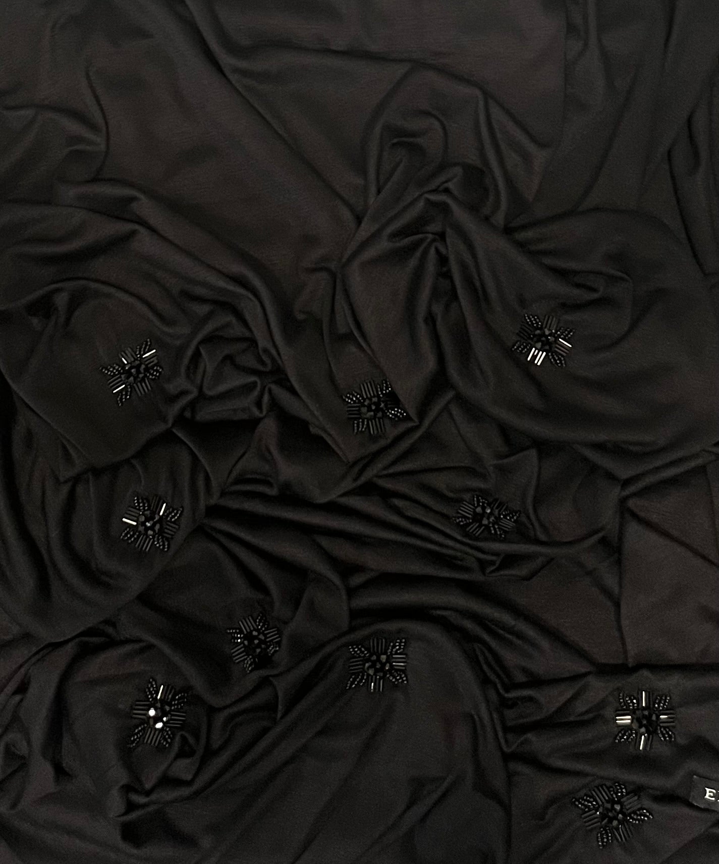Foulard jersey noir