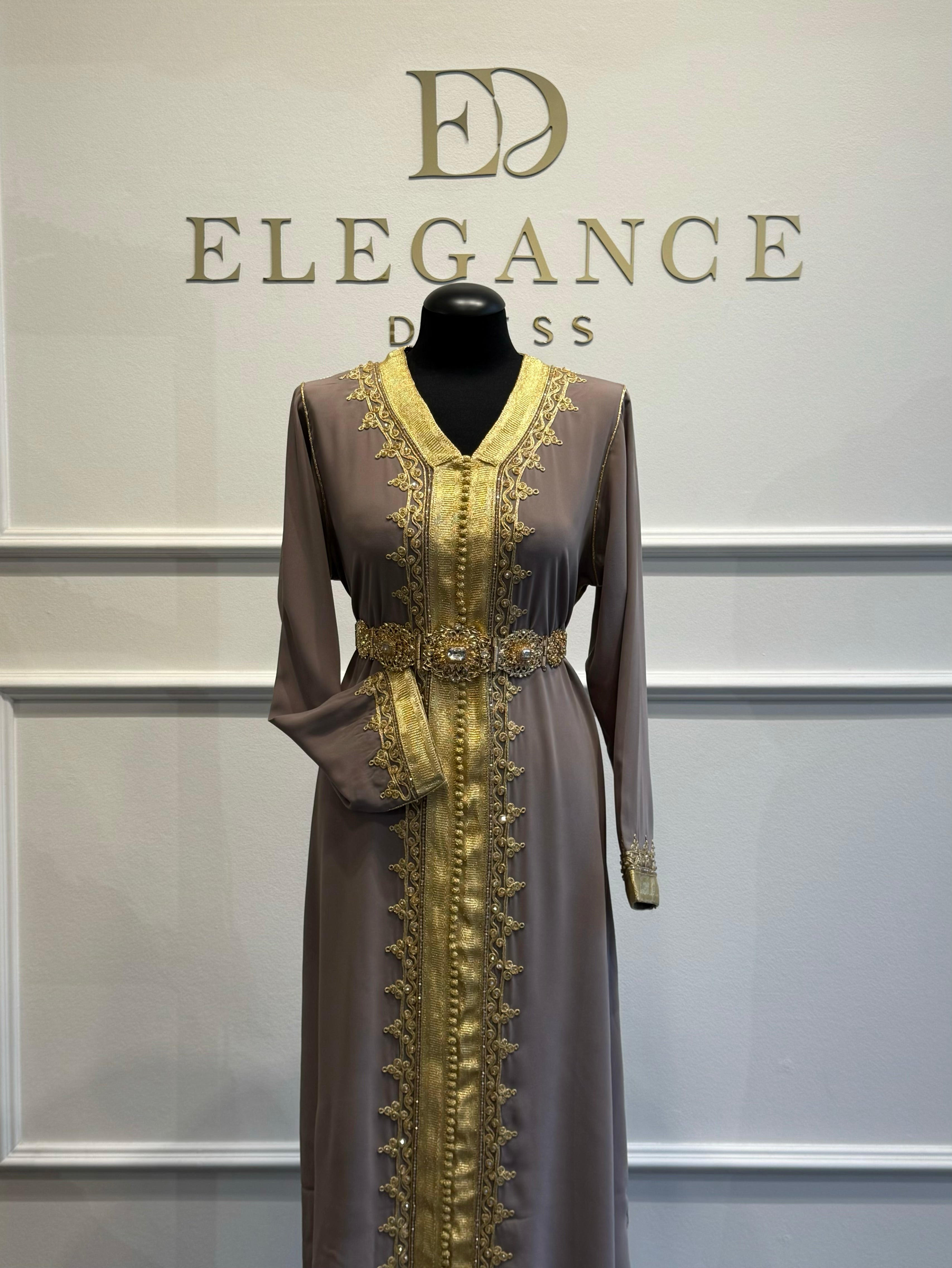 Caftan Nour taupe