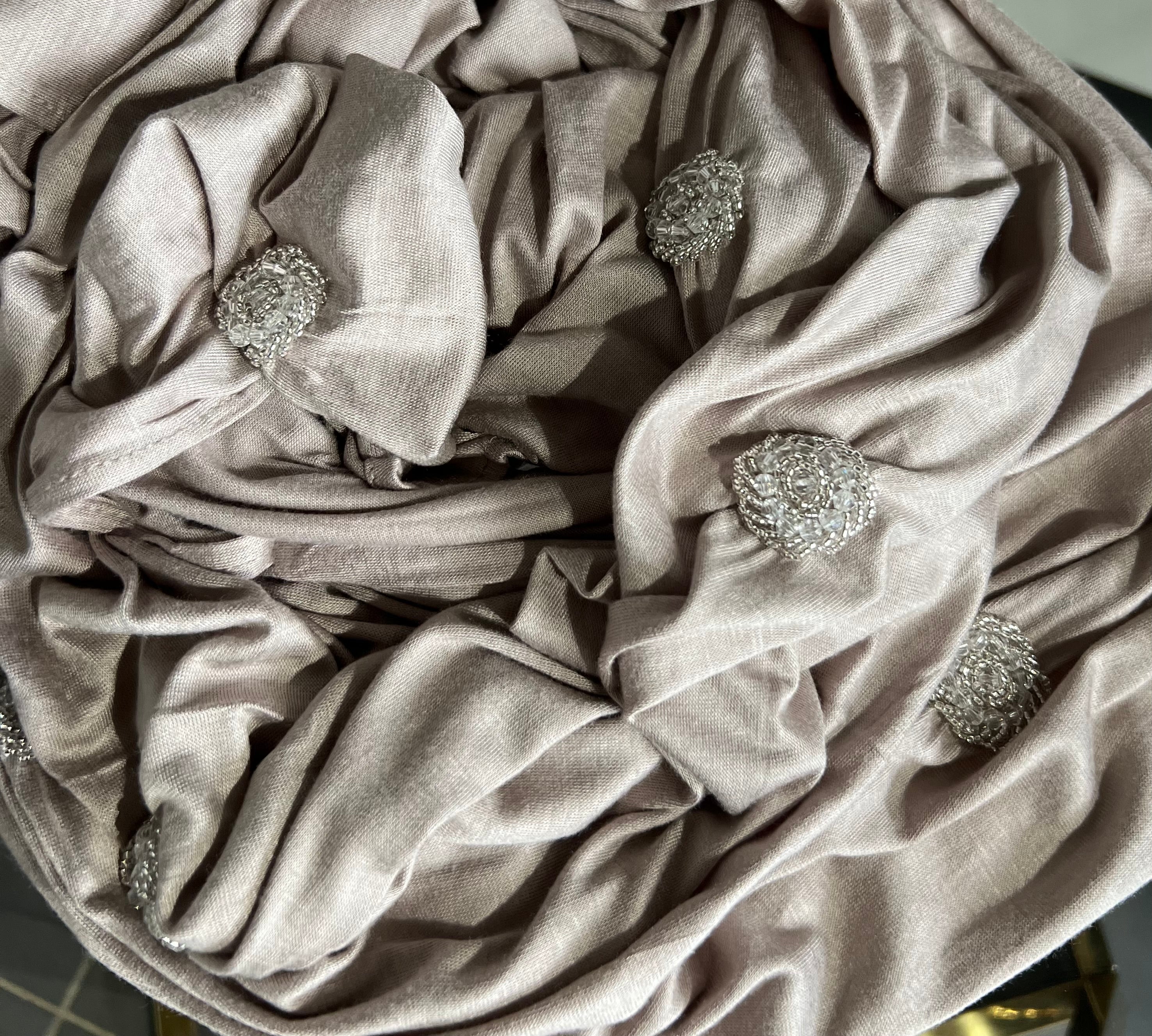 FOULARD JERSEY COTON SAND